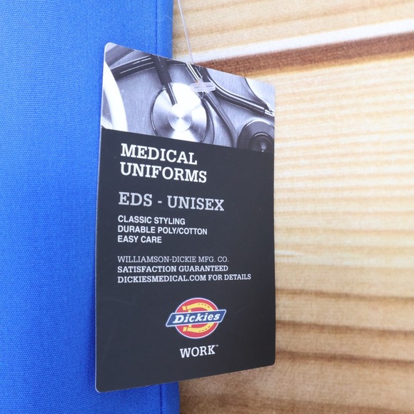 Dickies Medical Uniforms Scrubs Bottoms Unisex Size XSP Blue Easy Care Work NWT - Picture 5 of 6